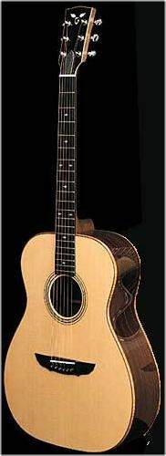 Goodall Guitar photo, grand concert, indian rosewood, koa binding